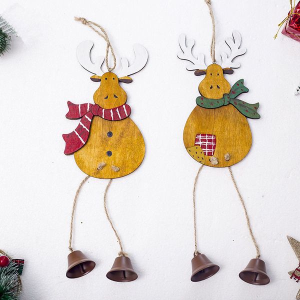 1 pc 10*37 cm christmas wooden pendant creative elk jingle bell xmas tree drop ornaments new year party hanging decor toy gift
1 pc 10*37 cm christmas wooden pendant creative elk jingle bell xmas tree drop ornaments new year party hanging decor toy gift