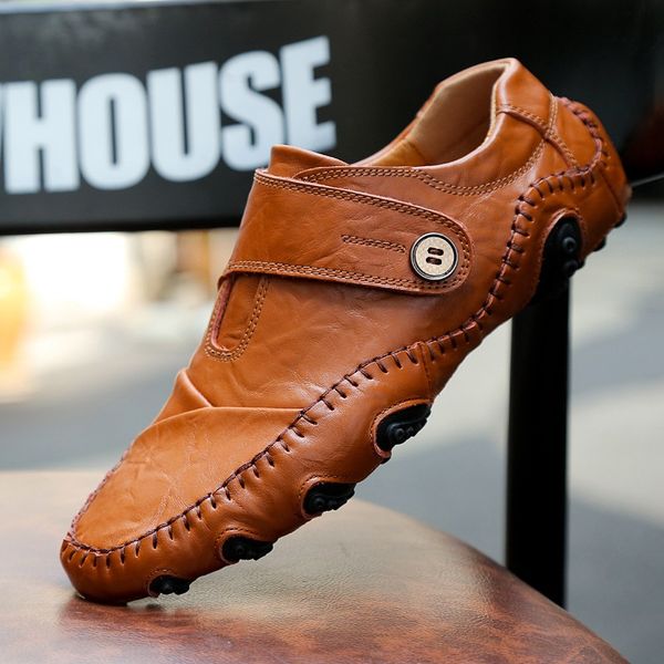 fashion leather men's shoes casual flat men shoes waterproof men lazy loafers soft moccasins genuine leather man, Black
fashion leather men's shoes casual flat men shoes waterproof men lazy loafers soft moccasins genuine leather man, Black