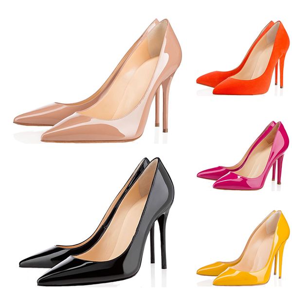 with box red bottoms fashion luxury designer women high heels 8cm 10cm 12cm noble black suede leather pointed toes pumps wedding dress shoes
with box red bottoms fashion luxury designer women high heels 8cm 10cm 12cm noble black suede leather pointed toes pumps wedding dress shoes