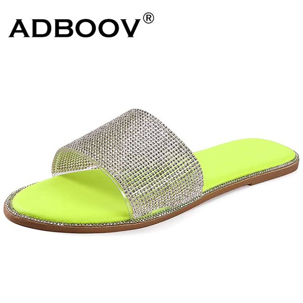 adboov women flat slippers outdoor sparkling rhinestone roman sandals shoes open toe casual beach walk slippers, Black
adboov women flat slippers outdoor sparkling rhinestone roman sandals shoes open toe casual beach walk slippers, Black