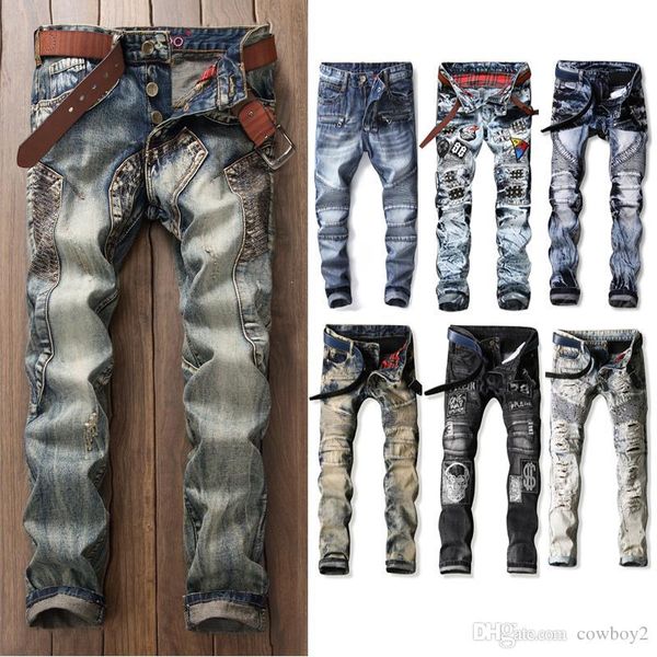 new top mens ripped biker jeans slim fit motorcycle biker denim for men fashion designer jeans 2020 diesel skinny luxury good quality
new top mens ripped biker jeans slim fit motorcycle biker denim for men fashion designer jeans 2020 diesel skinny luxury good quality