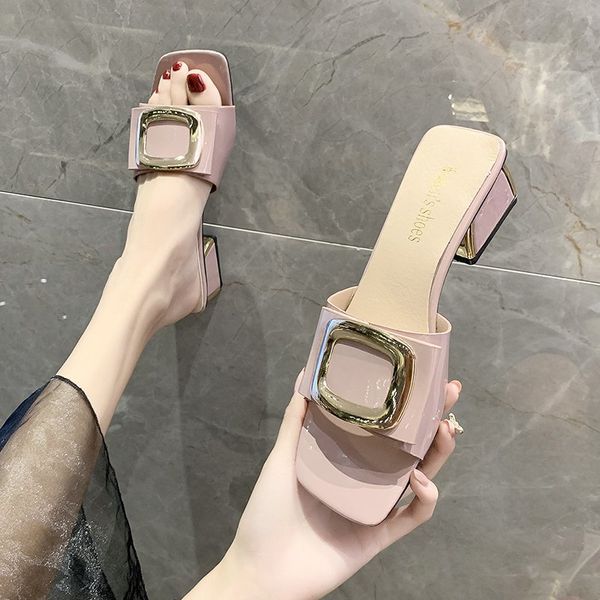 summer women's sandals pu leathable fashion comfortable chunky heeled slippers rubber non-slip open toe women sandals multicolor, Black
summer women's sandals pu leathable fashion comfortable chunky heeled slippers rubber non-slip open toe women sandals multicolor, Black