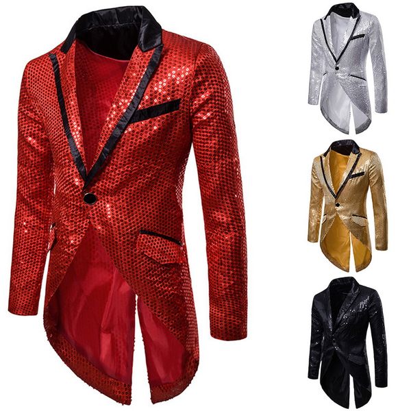 slim mens shiny luxury tuxedo blazers fashion gold sequins suit jackets mens nightwear wedding party blazers sequin glitter coat, White;black
slim mens shiny luxury tuxedo blazers fashion gold sequins suit jackets mens nightwear wedding party blazers sequin glitter coat, White;black
