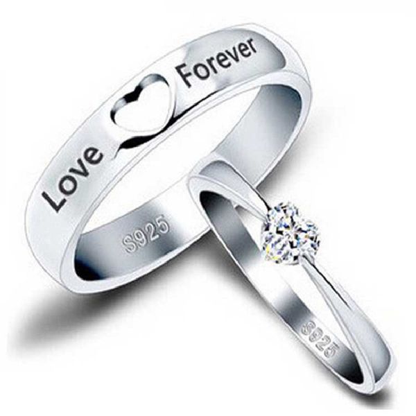 925 sterling silver ring factory love forever couple ring heart-to-heart connection wedding creative, Golden;silver
925 sterling silver ring factory love forever couple ring heart-to-heart connection wedding creative, Golden;silver