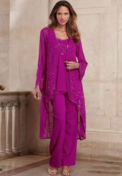 2019 plus size long sleeves mother of bride pant suits with jacket beads chiffon modern wedding gowns elegant party dresses, Black;red
2019 plus size long sleeves mother of bride pant suits with jacket beads chiffon modern wedding gowns elegant party dresses, Black;red