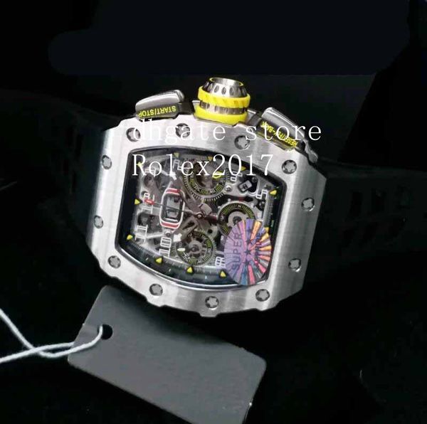 men's asel world kv date mens watch eta 7750 crystal dial with blue paint skeleton chronograph automatic men sport rm 011 wristwatches, Slivery;brown
men's asel world kv date mens watch eta 7750 crystal dial with blue paint skeleton chronograph automatic men sport rm 011 wristwatches, Slivery;brown