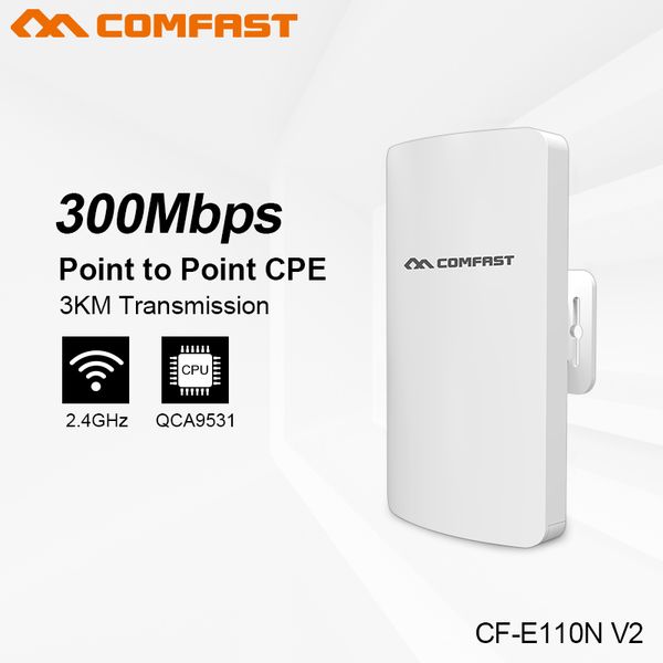 comfast cf-e110n 300mbps mini outdoor 2.4g wireless cpe wifi extender network bridge for wifi signal receiver send cpe
comfast cf-e110n 300mbps mini outdoor 2.4g wireless cpe wifi extender network bridge for wifi signal receiver send cpe