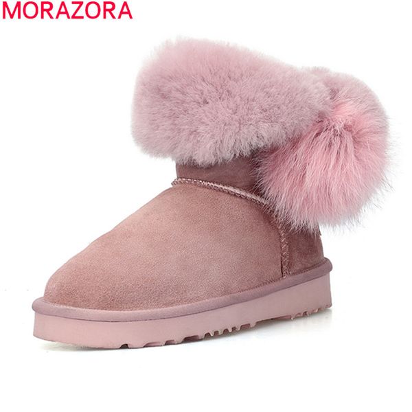 morazora 2020 winter new fashion keep warm snow boots flat heel round toe shoes woman comfortable ankle boots, Black
morazora 2020 winter new fashion keep warm snow boots flat heel round toe shoes woman comfortable ankle boots, Black