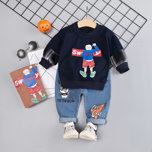2019 осень новый стиль корейский стиль дети leisure suit в корейском стиле boy's костюм мода человек печатные мода childrenswear, White
2019 осень новый стиль корейский стиль дети leisure suit в корейском стиле boy's костюм мода человек печатные мода childrenswear, White
