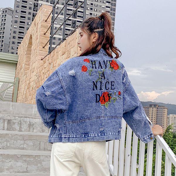 new 2019 bf harajuk loose denim jacket women embroidery jeans coat hip hop hole single breasted jeans jacket casual women, Black;brown
new 2019 bf harajuk loose denim jacket women embroidery jeans coat hip hop hole single breasted jeans jacket casual women, Black;brown