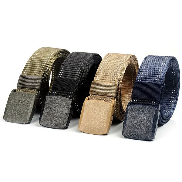 new men women outdoor canvas belt hiking camping safety waist support hunting sports wearable breathable tactical belt, Black;brown
new men women outdoor canvas belt hiking camping safety waist support hunting sports wearable breathable tactical belt, Black;brown