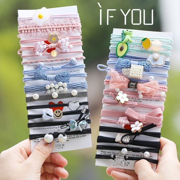 new women girls basic knot pearls elastic hair bands pink scrunchies ponytail holder headbands hair accessories set gift, Slivery;white
new women girls basic knot pearls elastic hair bands pink scrunchies ponytail holder headbands hair accessories set gift, Slivery;white