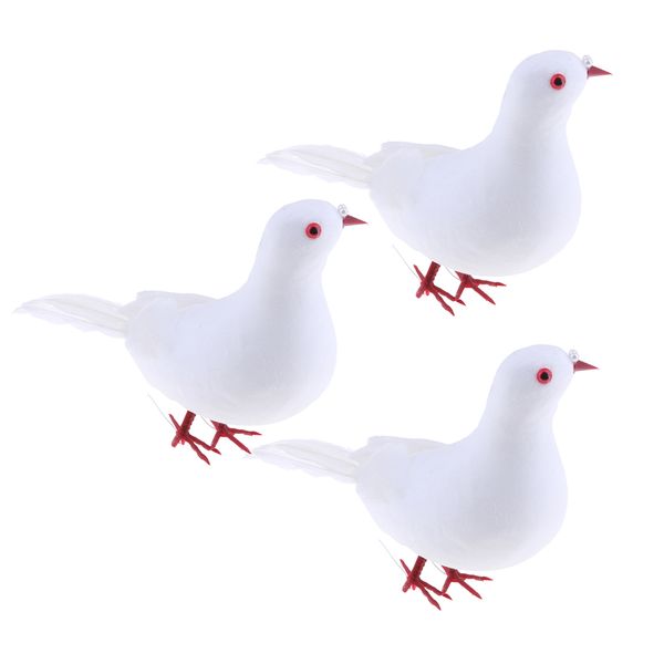 3шт искусственная пена белые свадебные голуби статуэтка домашний сад орнамент
3шт искусственная пена белые свадебные голуби статуэтка домашний сад орнамент