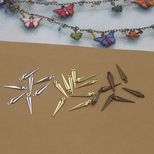 basehome 100pcs/lot 3x16mm jewelry charms arrow spear pendant metal tassel pendant for handmade necklace diy, Bronze;silver
basehome 100pcs/lot 3x16mm jewelry charms arrow spear pendant metal tassel pendant for handmade necklace diy, Bronze;silver