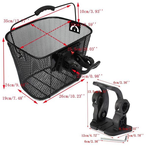 metal mesh basket for mtb mountain bike cycling bicycle front foldable basket riding rear pannier quick release shopping handl panniers ba
metal mesh basket for mtb mountain bike cycling bicycle front foldable basket riding rear pannier quick release shopping handl panniers ba