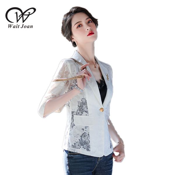 new spring summer elegant casual suit office lace hollow out women's office suit floral print blazer women plus size jacket lady, White;black
new spring summer elegant casual suit office lace hollow out women's office suit floral print blazer women plus size jacket lady, White;black