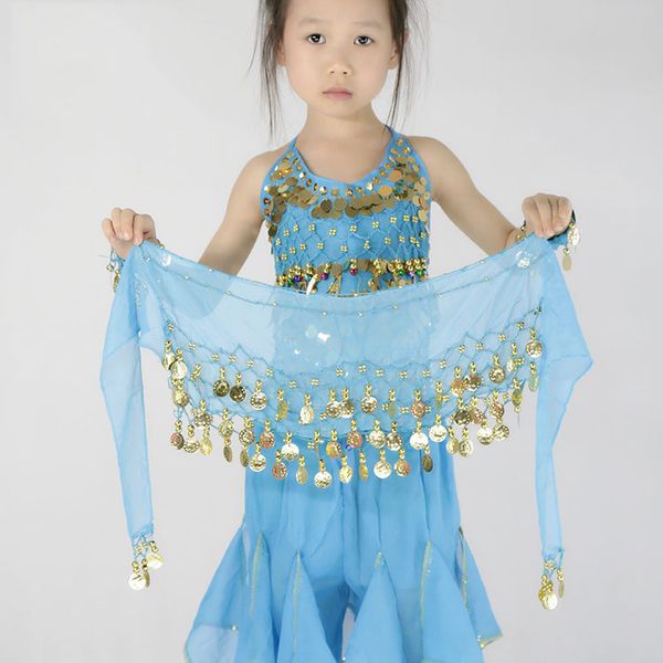 children kids belly dance hip scarf accessories 3 row belt skirt with gold bellydance tone coins waist chain wrapdance wear, Black;red
children kids belly dance hip scarf accessories 3 row belt skirt with gold bellydance tone coins waist chain wrapdance wear, Black;red