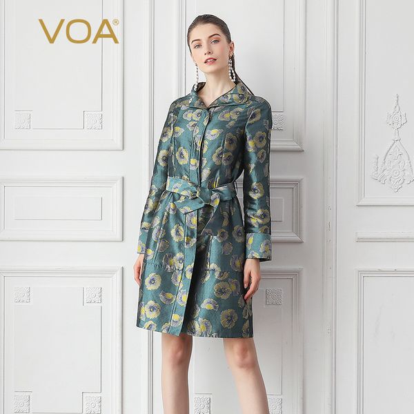 voa silk jacquard trench coat women floral printed belt vintage rococo elegant ladies windbreaker long sleeve outerwear f307, Tan;black
voa silk jacquard trench coat women floral printed belt vintage rococo elegant ladies windbreaker long sleeve outerwear f307, Tan;black