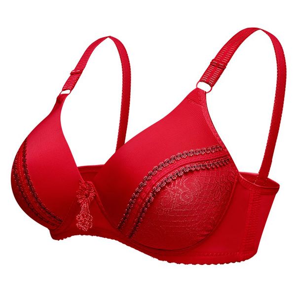 36-42 b c cup soft bras for women push up bra lingerie 3/4 cup bralette wire fashion breathable underwear 0022, Red;black
36-42 b c cup soft bras for women push up bra lingerie 3/4 cup bralette wire fashion breathable underwear 0022, Red;black