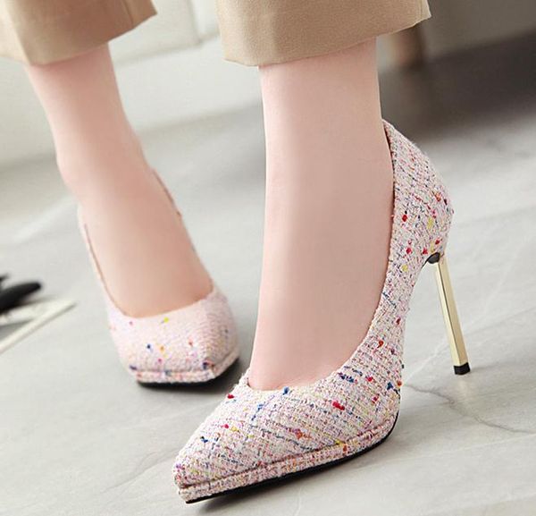 2019 women's shoes in spring and autumn with new style high heel fine heel pointed end waterproof table blue patchwork@2148, Black
2019 women's shoes in spring and autumn with new style high heel fine heel pointed end waterproof table blue patchwork@2148, Black
