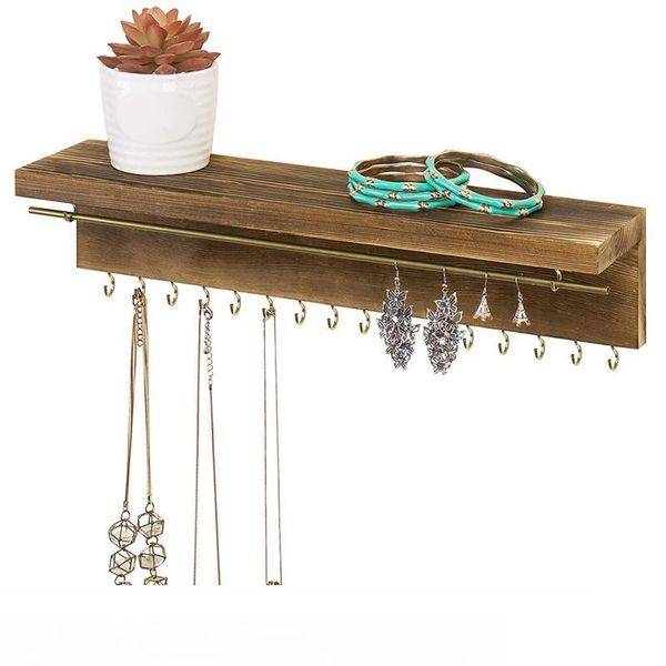 wooden wall mounted organizer display jewelry hook holder for necklace earrings ring scarf hangers jewellery rack
wooden wall mounted organizer display jewelry hook holder for necklace earrings ring scarf hangers jewellery rack