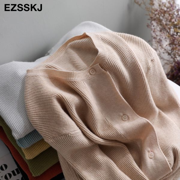 2019 spring autumn lazy knit cardigan women new korean soft single-breasted casual gentle color jacket coat outwear female top, Black;white
2019 spring autumn lazy knit cardigan women new korean soft single-breasted casual gentle color jacket coat outwear female top, Black;white