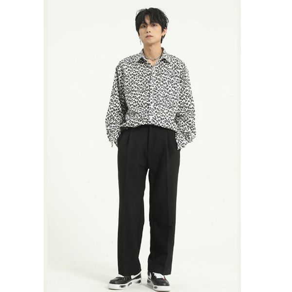 homens leopardo imprimir vintage moda casual manga comprida camisa masculina уличная одежда хип хоп solto camisas de vestido, White;black
homens leopardo imprimir vintage moda casual manga comprida camisa masculina уличная одежда хип хоп solto camisas de vestido, White;black