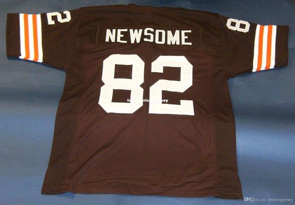 retro #85 ozzie newsome custom mitchell & ness jersey mens stitching s-5xl,6xl football jerseys running, Gray 
retro #85 ozzie newsome custom mitchell & ness jersey mens stitching s-5xl,6xl football jerseys running, Gray