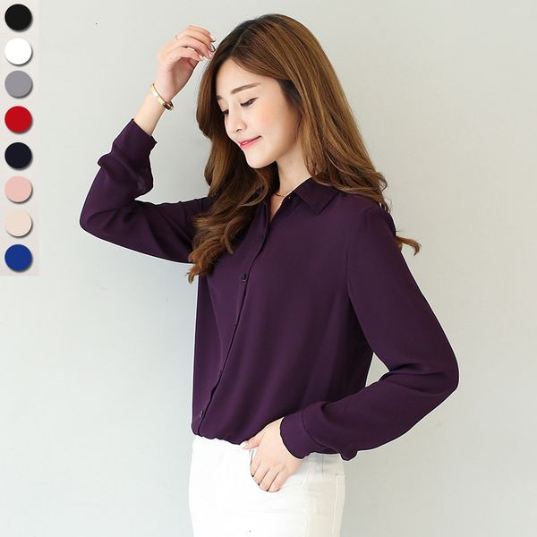 blouses for women ladies designer new spring solid color lapel long sleeve shirts chiffon blouse womens casual loose blouses ey8, White
blouses for women ladies designer new spring solid color lapel long sleeve shirts chiffon blouse womens casual loose blouses ey8, White