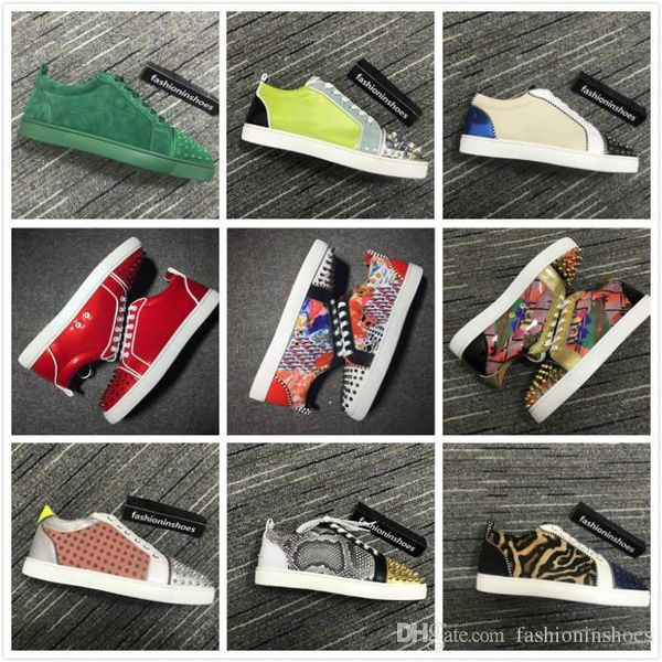 fashioninshoes junior spikes orlato men's flat red bottoms low sneaker men genuine leather gz casual shoes red sole cc runner train, Black
fashioninshoes junior spikes orlato men's flat red bottoms low sneaker men genuine leather gz casual shoes red sole cc runner train, Black