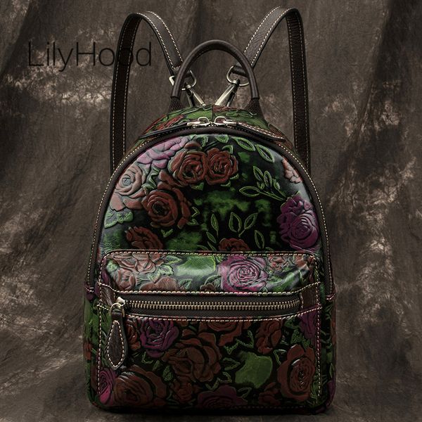 embossed floral cowhide leather backpack women vintage rose brushed cow leather knapsack female retro genuine backpack
embossed floral cowhide leather backpack women vintage rose brushed cow leather knapsack female retro genuine backpack
