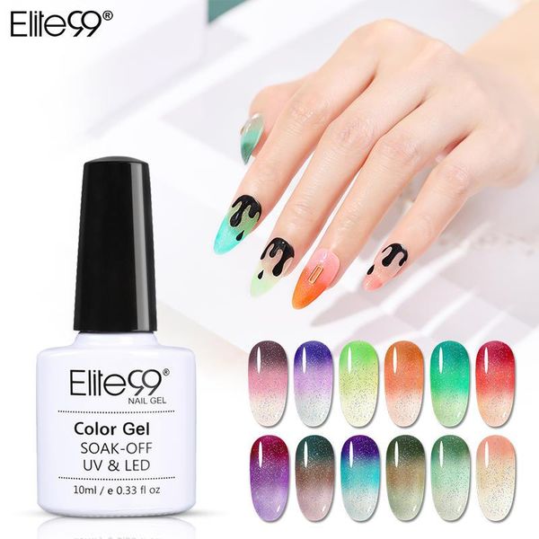 elite99 temperature change color gel polish neon glitter uv gel nail polish soak off 10ml nail art, Red;pink
elite99 temperature change color gel polish neon glitter uv gel nail polish soak off 10ml nail art, Red;pink