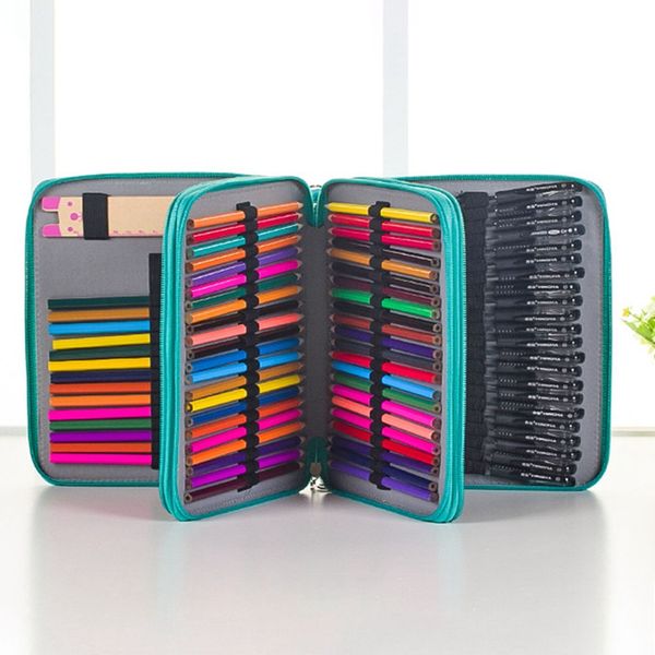 4 layers pencil case bag organizer storage handy leather large capacity pen holder box for student gift art supplies
4 layers pencil case bag organizer storage handy leather large capacity pen holder box for student gift art supplies