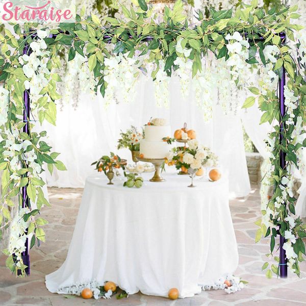 staraise wisteria flower artificial flower for home decoration rose artificial for wedding garland party supplies
staraise wisteria flower artificial flower for home decoration rose artificial for wedding garland party supplies