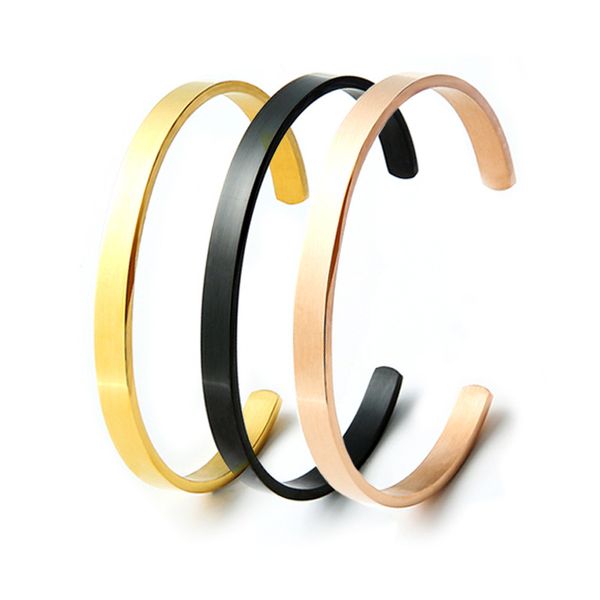 yunkingdom adjustable stainless steel metal gold-color bracelets for women punk style titanium bangles 4 colors, Black
yunkingdom adjustable stainless steel metal gold-color bracelets for women punk style titanium bangles 4 colors, Black