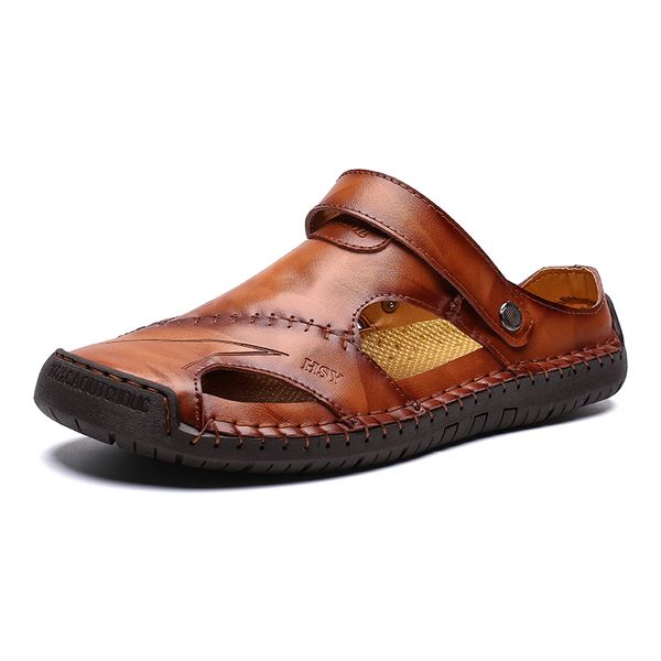 new genuine leather men sandals casual shoes summer leisure beach men's sandals sandals slippers bohemia big size 38-48, Black
new genuine leather men sandals casual shoes summer leisure beach men's sandals sandals slippers bohemia big size 38-48, Black