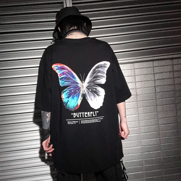 hip hop oversize t shirt women men 2020 fashion harajuku streetwear harajuku butterfly print short sleeve cotton loose hip hop tee, White
hip hop oversize t shirt women men 2020 fashion harajuku streetwear harajuku butterfly print short sleeve cotton loose hip hop tee, White