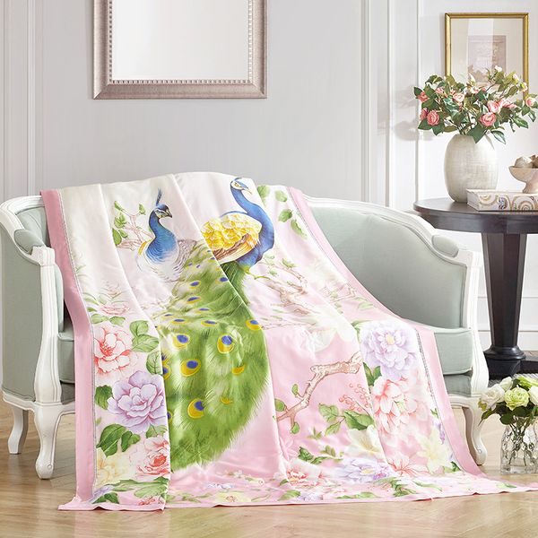 100% natural silk european style print thin throw single double bed summer comforter stiching duvet quilt
100% natural silk european style print thin throw single double bed summer comforter stiching duvet quilt