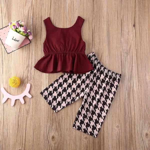 clothing sets baby & children's 2-6years kid girls clothes bowknot sleeveless ruffles vest+plaid pants outfits, White
clothing sets baby & children's 2-6years kid girls clothes bowknot sleeveless ruffles vest+plaid pants outfits, White