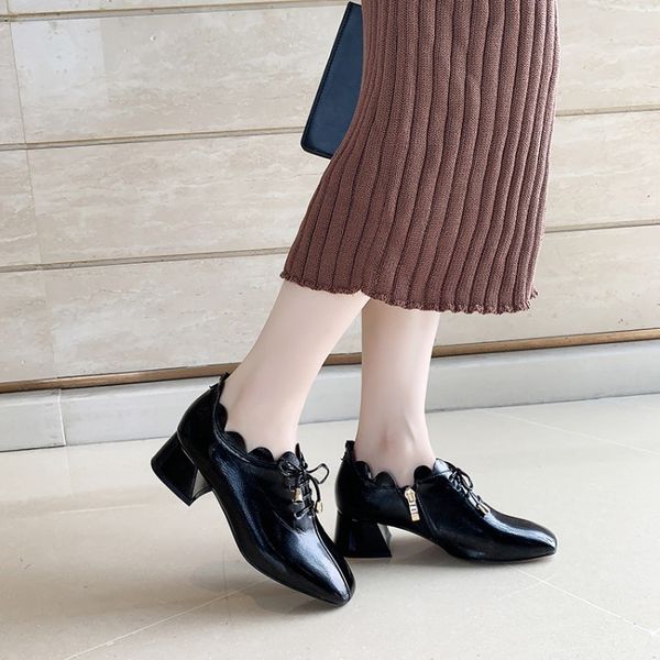pxelena celebrity elegant ruffles office lady dating daily shoes woman pumps square toe chunky mid heels british spring new 2020, Black
pxelena celebrity elegant ruffles office lady dating daily shoes woman pumps square toe chunky mid heels british spring new 2020, Black