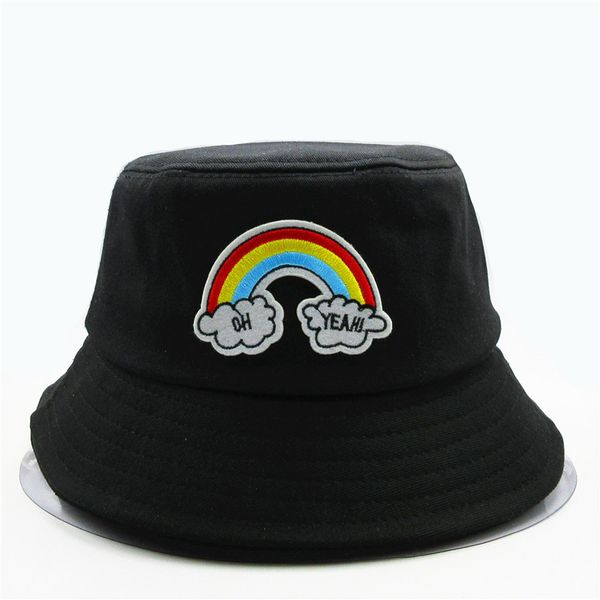 2020 new style cartoon rainbow embroidery bucket hat fisherman hat outdoor travel sun cap hats for men and women 16
2020 new style cartoon rainbow embroidery bucket hat fisherman hat outdoor travel sun cap hats for men and women 16
