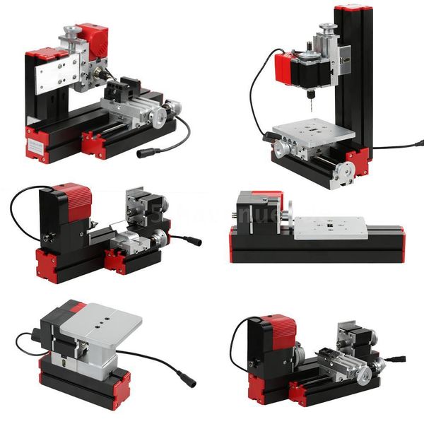 

diy drill mini lathe machine mini torno motorized jig-saw grinder driller milling cnc combined machine diy tool woodworking tool