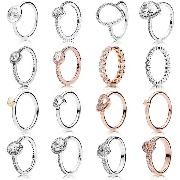 new fashion for women 925 sterling silver rings rose gold hollow love combination crystal finger ring for wedding jewelry gift, Golden;silver
new fashion for women 925 sterling silver rings rose gold hollow love combination crystal finger ring for wedding jewelry gift, Golden;silver