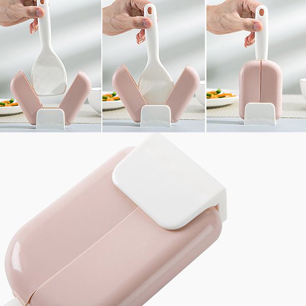 easy clean practical storage stand auto opening rice spoon holder kitchen home dustproof deskorganizer hanging pp cooking
easy clean practical storage stand auto opening rice spoon holder kitchen home dustproof deskorganizer hanging pp cooking