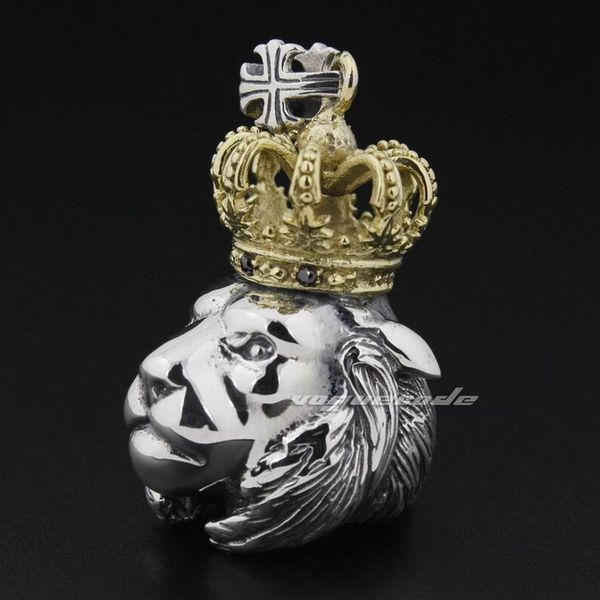 brass crown 925 sterling silver guardians king lion mens biker rock punk pendant 8p005 pendant only
brass crown 925 sterling silver guardians king lion mens biker rock punk pendant 8p005 pendant only