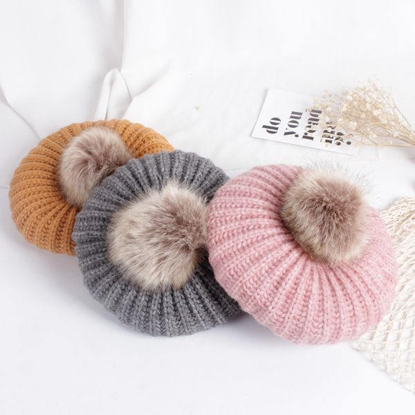 cute pom balls beret cap baby toddler winter warm knitted hat casual solid color cap for 2-6t kids girls boys, Yellow
cute pom balls beret cap baby toddler winter warm knitted hat casual solid color cap for 2-6t kids girls boys, Yellow