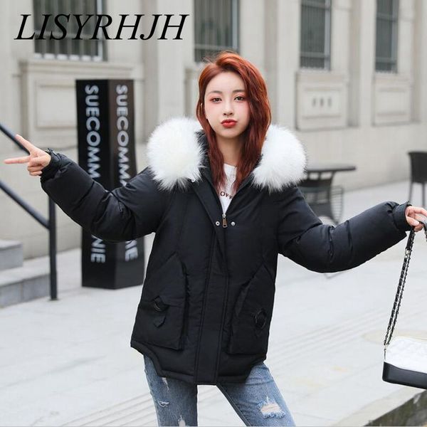 coat jacket hooded winter jacket women parkas 2019 new women's fur collar outerwear female plus size coats, Tan;black
coat jacket hooded winter jacket women parkas 2019 new women's fur collar outerwear female plus size coats, Tan;black