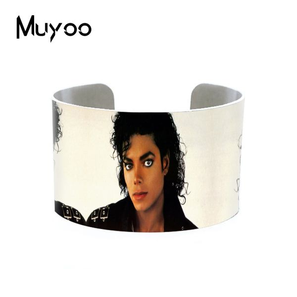 michael jackson rock music singer jewelry aluminum cuff singer michael jackson famous star bangles cuff gifts for friends, Black
michael jackson rock music singer jewelry aluminum cuff singer michael jackson famous star bangles cuff gifts for friends, Black