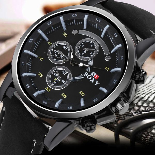 pu leather watch luxury men luminous watches analog sports soxy watch quartz male wristwatches hour relogio masculino, Slivery;brown
pu leather watch luxury men luminous watches analog sports soxy watch quartz male wristwatches hour relogio masculino, Slivery;brown