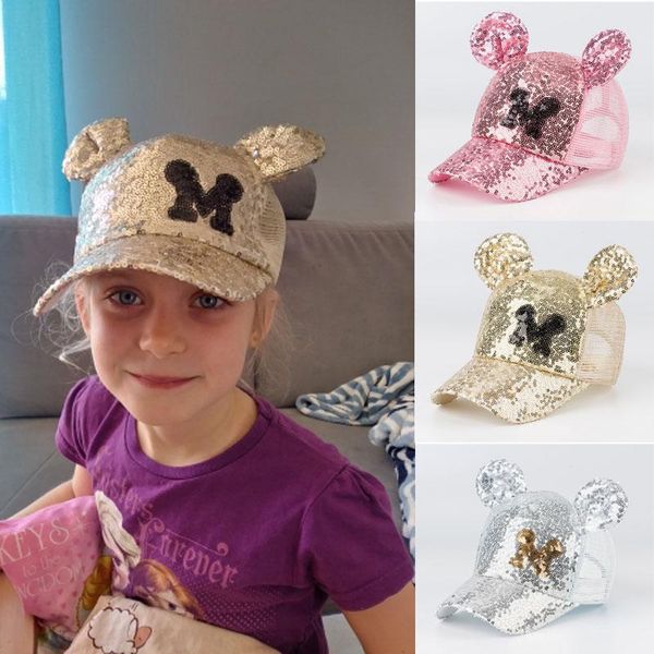 summer new sequin mesh girls baseball cap cute cartoon ears baby girl hat adjustable kids caps sun hat casquette enfant tajye, Yellow
summer new sequin mesh girls baseball cap cute cartoon ears baby girl hat adjustable kids caps sun hat casquette enfant tajye, Yellow